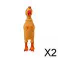 thumbnail image 1 of Paquete de 2-4 juguetes para perros chirriantes, juegos de playa, juguete novedoso, pollo exprimidor duradero y divertido 2 piezas, 1 of 8
