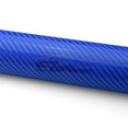 thumbnail image 3 of EZAUTOWRAP 4D Carbon Fiber Textured Intense Blue Semi Gloss Car Vinyl Wrap Sticker Decal Film Sheet Decoration With Air Release Techology, 3 of 8