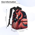 thumbnail image 2 of Easygdp Colorful Floral Flamingo Mochila Casual para Portátil, Mochila para Escuela, Viajes, Negocios, 2 of 6