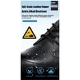 thumbnail image 6 of SKIUHS Men's & Women's Safety Work Shoes – Full-Grain Leather Upper Steel Toe Puncture Resistant Acid & Alkali Resistant Heat Resistant Slip Resistant Work Shoes, 6 of 7