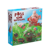 Pigs on Trampolines - the Silly Fast Fun Family Game of Making Pigs Fly - by PlayMonster. Ages 6 and Up