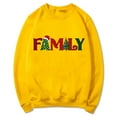 thumbnail image 2 of IROINNID Christmas Sweatshirts for Women Crewneck Letter Printing Pullover Long Sleeve Loose Fit Top Holiday Casual Shirt,Yellow, 2 of 3