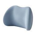 thumbnail image 3 of Almohada de apoyo Lumbar para asiento, espuma viscoelástica, portátil, cómoda silla de oficina, cojín trasero inferior para sofá reclinable para el Azul, 3 of 10