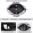 thumbnail image 3 of 22 Inch Oversized Travel Bag Lightweight Canvas Weekender Duffel with Multi Pockets, Animal Print, 3 of 5