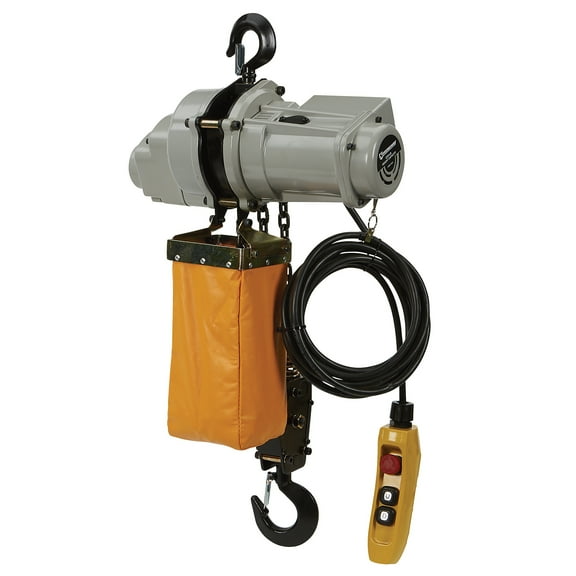 Strongway Electric Chain Hoist, 1-Ton Load Capacity, 9.8ft. Lift