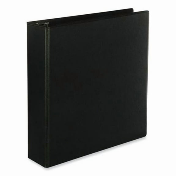 Slant D-Ring View Binder - 3 Rings - 2 in. Capacity - Black - Pack of 6