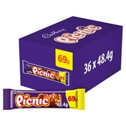 Cadbury Picnic Chocolate Bar 48.4g (pack of 36)