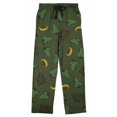 thumbnail image 3 of Lord Of The Rings One Ring & Gandalf Hat All-Over Print Men's Green Sleep Pajama Pants-XXL, 3 of 5