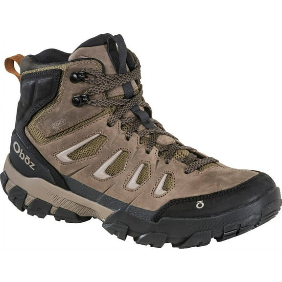 Oboz Mens Sawtooth X Mid B-Dry Hiking Boot Charcoal - 24001-CHARCOAL CHARCOAL