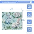 thumbnail image 5 of Easter Bunny Washcloths Set of 4-12 x 12 inch Pure Cotton Wash Cloth Highly Absorbent and Soft Fingertip Towels Face Cloths for Bath, Spa Wash cloth, 5 of 7