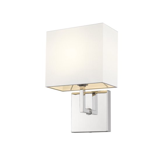 815-1S-PN-Z-Lite-Saxon - 1 Light Wall Sconce In Transitional Style-11.25 Inches Tall and 7 Inches Wide-Polished Nickel Finish