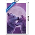 thumbnail image 3 of Vincent Hie - LoVing Wolves Wall Poster, 22.375" x 34", Framed, 3 of 3