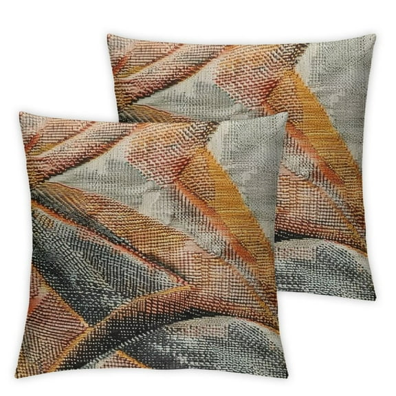BANET Decorative Throw Pillowcases Strip Lines Throw Pillow Covers Set of 2 for Modren Art Cushion CoversBedroom 12x12in