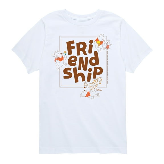 Winnie the Pooh - Friendship - Tigger, Piglet, and Pooh - Toddler And Youth Short Sleeve Graphic T-Shirt