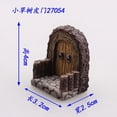 thumbnail image 4 of 3pcs Mini Door Fairy Garden Accessories Miniature Door Fairy Garden Tree Door, 4 of 10