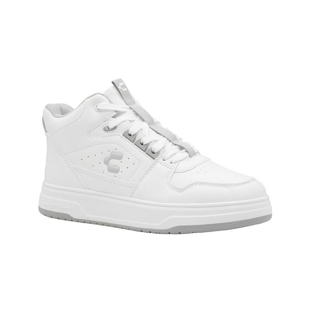 Tenis Juvenil Charly Bota Color Blanco Urbano Cordones 22-28 blanco 27