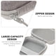 thumbnail image 5 of GOOHOCHY Bolsa de almacenamiento Kit de viaje Bolsa pequeña caja de teléfono móvil Dispositivo de gadget digital Gadget USB Cable Cable Organizador de viajes Bolsa insertada (gris), 5 of 8