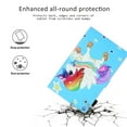 thumbnail image 3 of Allytech Folio Case for Samsung Galaxy Tab S5e 10.5" 2019 Released T720 T725, Slim Corner Protection Folio Flip Shockproof Pencil Holder Cover with Multi Angle Viewing Stand, Star Unicorn, 3 of 7