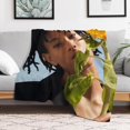 thumbnail image 5 of Singer Willow Smith Blanket 14 Fleece Blankets Soft Fuzzy Plush Flannel Throw Blanket Lightweight 300GSM for All Seasons 30"x50", 5 of 6