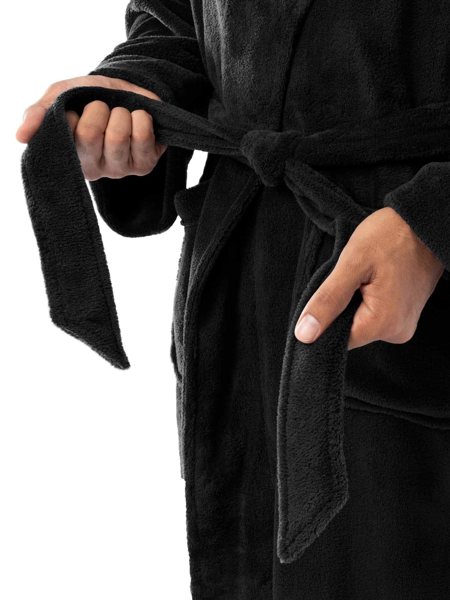 Fruit of the Loom Men's Sleep Soft Fleece Robe, One Size