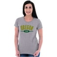 thumbnail image 4 of Oregon OR Distressed Student Womens Slim Fit Graphic Tee Brisco Brands L, 4 of 5