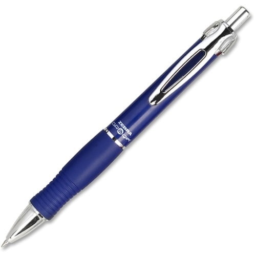 Zebra Pen Wide GR8 Gel Retractable Pens Medium Pen Point - 0.7 mm Pen Point Size - Cone Pen Point Style - Retractable - Blue Gel-based Ink - Blue Barrel - 12 / Dozen