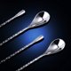 thumbnail image 5 of Juego de cucharas de barra, utensilio para mezclar cócteles con mango largo, acero inoxidable de 12 pulgadas de calidad superior, color plateado, 5 of 8