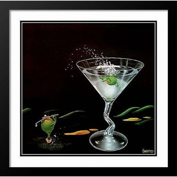 Michael Godard Framed and Double Matted Art 21x21 "T'd Off"