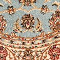 thumbnail image 5 of Well Woven 549364R Tapis Rond Traditionnel Sarouk&44; Bleu Clair - 3 Pi 11 Po., 5 of 5