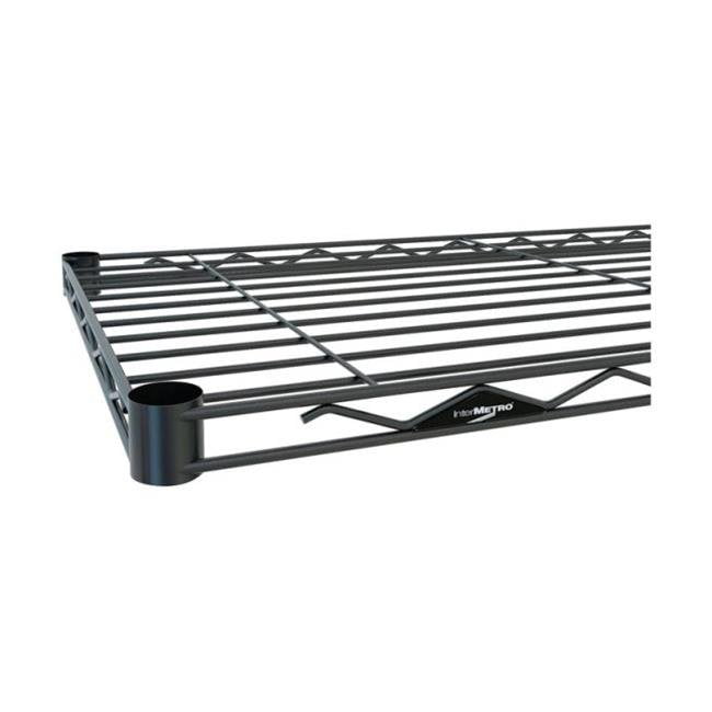 Intermetro L1836B 36 x 18 in. Shelf Steel Black