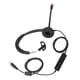 thumbnail image 1 of Auriculares de teléfono de un solo oído Reducción de ruido Ajuste de volumen Silencio Auriculares empresariales USB con micrófono Negro H390‑USB‑1, 1 of 8