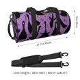 thumbnail image 2 of Fotbe Funny Goose Bolsa Deportiva de Lona Plegable con Estampado, Bolsa de Gimnasio con Bolsillo Seco/Húmedo, Bolsa de Viaje Ultraligera de Gran Capacidad, 2 of 6