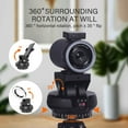 thumbnail image 1 of Andoer Ball head,Camera Video Live 2- 9 Levels Adjustable Pan Tilt Head Motorized Pan Tilt Remote 9 Levels Panoramic Head Adjustable Speed Head Wireless Remote Ai Smart Dsfen Speed With Clip, 1 of 7