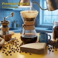 thumbnail image 6 of 200 Pcs #4 Cone Coffee Filters 8-12 Cup, Natural Unbleached Paper Filter Compatible with Pour Over, Drip, Ninja and Moccamaster Brewers, 6 of 7