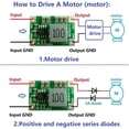 thumbnail image 4 of HUGFEGWE 2Pcs Step Down Module, Buck Converter Module Transformer Output Voltage Regulator Power Module for 5-18V to 3/3.3v 3.7/4.2v 5v 6V Motor Buck Converter ND1805TA (5-18V to 3.3V) CA919-70462, 4 of 9