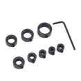 thumbnail image 1 of Drill Bit Depth Stop Collar, Drilling Limit Ring 3 To 16mm 8 Pcs Secure Locking  for Woodworking, 1 of 7