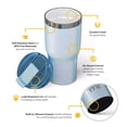thumbnail image 3 of RTIC 20 oz Ceramic Lined Insulated Essential Tumbler, Leak-Resistant Lid, RTIC Ice Glitter, 3 of 6