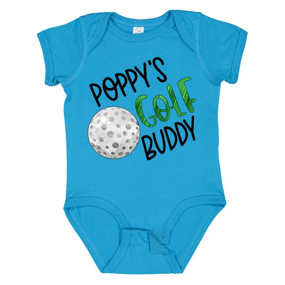 Inktastic Poppy's Golf Buddy with Golf Ball Boys or Girls Baby Bodysuit