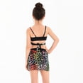 thumbnail image 5 of Weebloom Toddler Girl Swimsuit Two Piece Leopard Print Bikini Tankini Top Bottom Swimwear Kids Bathing Suit Black Size 2-3 Years, 5 of 6