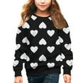 thumbnail image 2 of Mercatoo Girl Sweatshirts Valentine's Day Crewneck Long Sleeve Pullover Cotton Graphic Top Cute Heart Print Sweater Shirts, 2 of 4