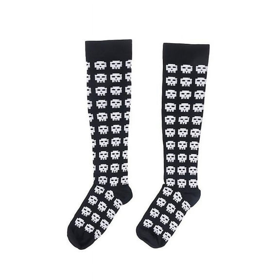 1pair Skull Socks