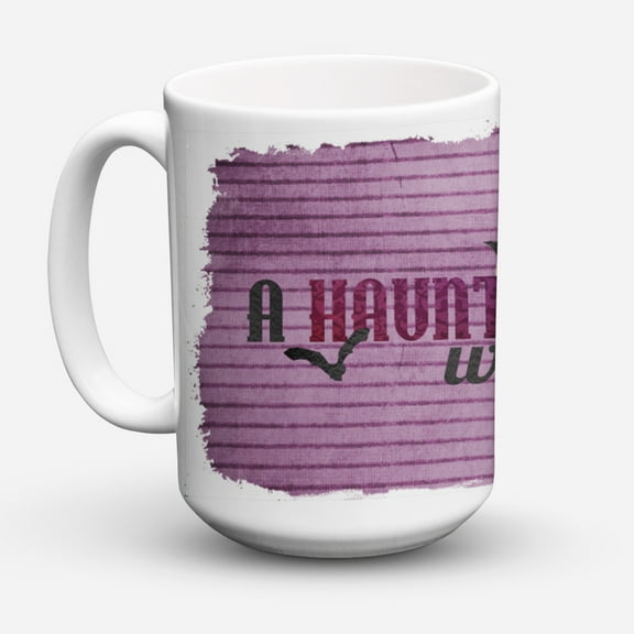 A Haunting we will go Halloween Coffee Mug 15 oz