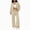 Yellow, variant on Gamivast Two Piece Sweatsuit for Women Full Zip Sweatshirt Top High Waisted Straight Leg Pants Set Casual Workout Lounge Outfits Fall Clothes