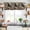 Brown, variant on Vintage Black Bears Kitchen Curtain Valances for Windows Farmhouse Short Curtains, Abstract Country Plaid Fish Retro Rod Pocket Valance Curtain for Bedroom Cafe Living Room 60"x18"