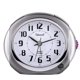 thumbnail image 1 of Reloj despertador de 4 pulgadas con retroiluminación, silencioso, de cuarzo analógico, funciona con pilas, 1 of 6