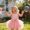 thumbnail image 2 of Younger Tree Tutu for Girl Toddler Cute Tulle Skirt with Bow Baby Dress for 12-18 Months, 2 of 9