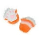 thumbnail image 4 of Guantes con forma de pata de gatito, mitones, accesorios para disfraces, guantes con garra de gato, guantes sin dedos. Naranja, 4 of 9