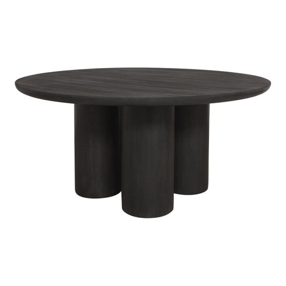 Moti Sullivan 63" Solid Wood Round Dining Table
