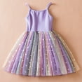 thumbnail image 4 of Toddler Girls Sleeveless Hearts Prints Tulle Dress Dance Baby Girls Tutu Party Dresses Clothes, 4 of 4