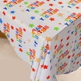 thumbnail image 4 of JilgTeok Happy Birthday Plastic Tablecloth, Rectangular Disposable Colorful Balloon Party Tablecloth, Suitable for Birthday, Graduation, Wedding Decoration Tablecloth(53.93*107.87in), 4 of 6